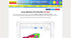 Desktop Screenshot of cargooptimizer.com